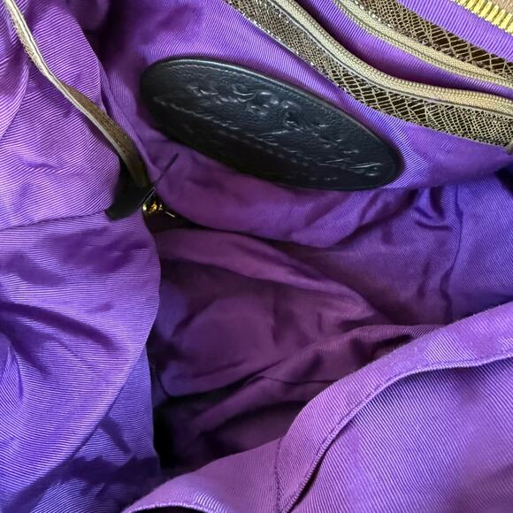 Gorgeous Helena de Natalio Embossed Snake Leather Hobo Bag - Picture 6 of 14